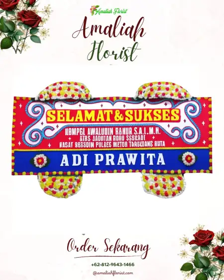 Papan Bunga Ucapan Selamat Kelapa Lima