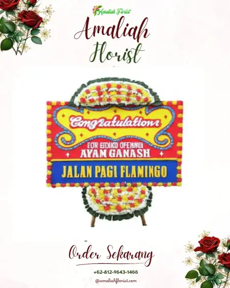 Sewa Papan Bunga Kelapa Lima